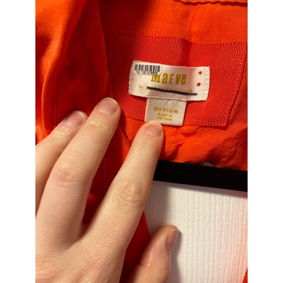 Anthropologie- Maeve Open-Back Wrap Midi Dress NWOT - Picture 7 of 9